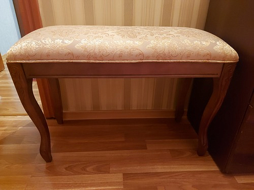 Банкетка Валентино орех / бежевый фото покупателя 1